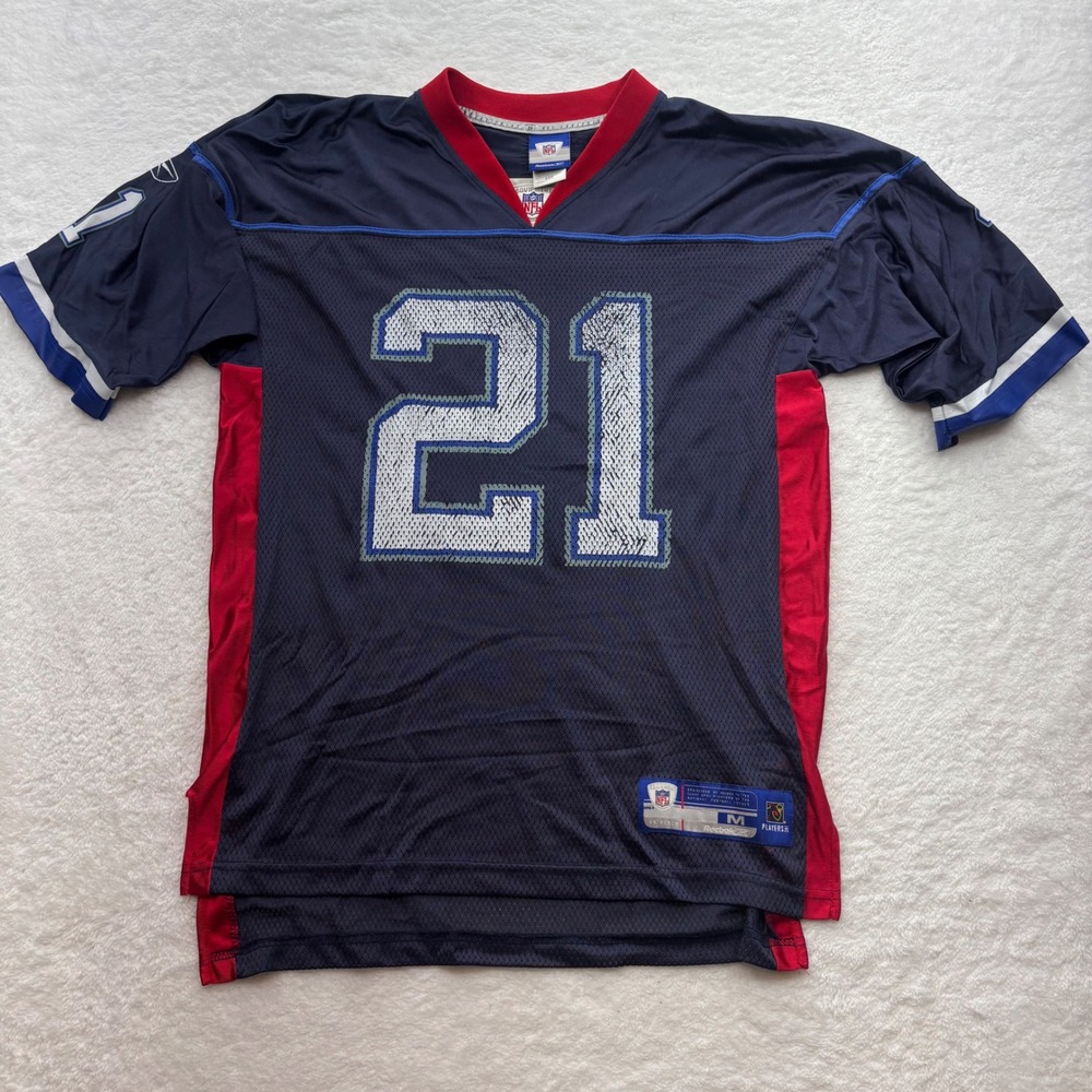 Reebok NFL Buffalo Bills Willis McGahee 21 Jersey Mens Medium Navy Blue 7009A